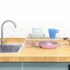 Double-Layered Cupboard Dish Rack Iron Kitchen Organizer Rack Seasoning Storage Rack  Kitchenware