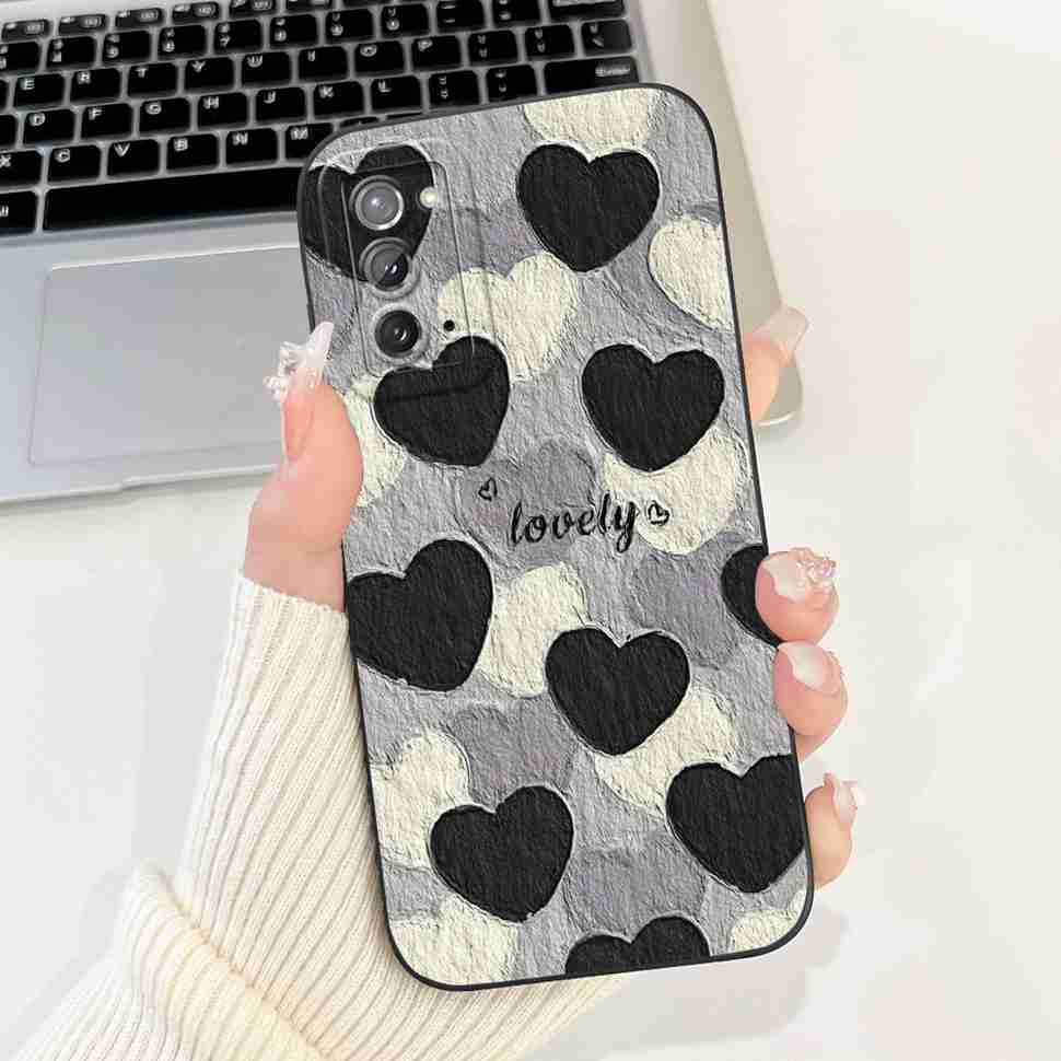For Samsung Galaxy Note20 4G Case SM-N980F Popular Love Soft Silicone Cover For Samsung Note20 5G 6.7" Cute Butterfly Bumper