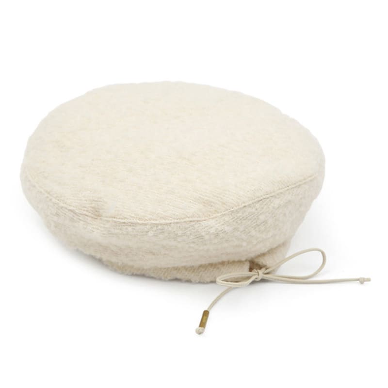 UNDERCONTROL STUDIO PLATE BERET / Strap / BOUCLE / CREAM