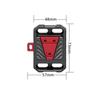 Mini V Mount Batterie Platte V Lock Batterie Adapter Platte Aluminium Legierung mit 1/4 Zoll 3/8 Zoll M4