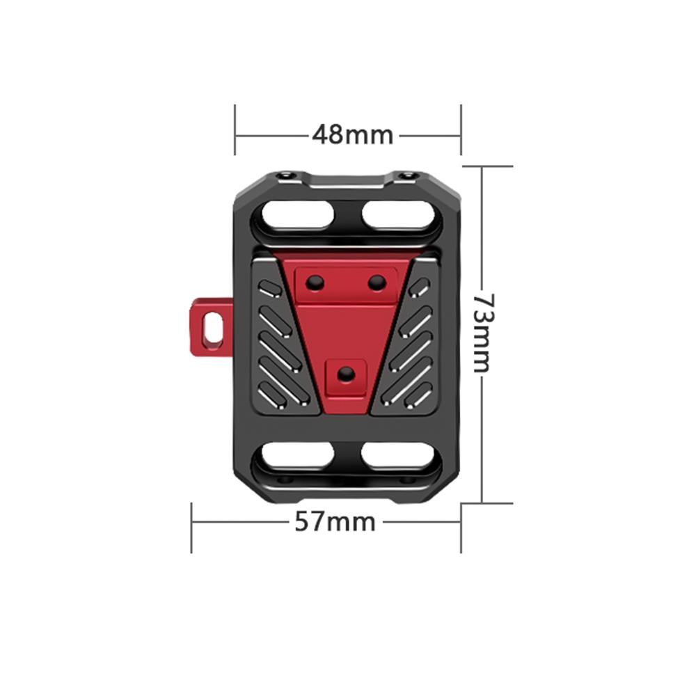 Mini V Mount Batterie Platte V Lock Batterie Adapter Platte Aluminium Legierung mit 1/4 Zoll 3/8 Zoll M4