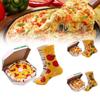 Lustige und farbenfrohe Pizza-Socken-Geschenkbox für Männer und Frauen mit kreativen Designs