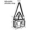 Mehrfachtasche Transparente Handtasche Tragbare Klare Tragetasche Mit Zwei Externen Vordertaschen Ideal Für Reisen Und Den Alltag Stilvoll