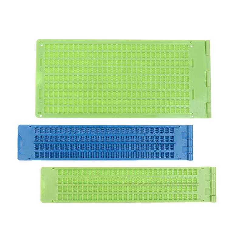 1Set Braille Writing Stylus Paper Kit Practical And Portable Learning Supplies Blind Education Supplies For School Beginners