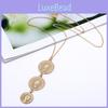 Round Coin Pendant Necklace With Alloy And Electroplated Finish For Use Everyday