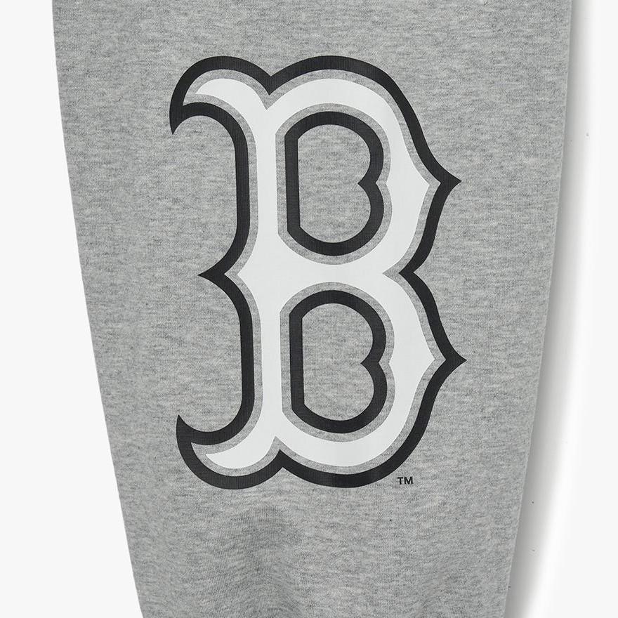 New MLB Boston Red Sox Knitted Sweatpants Unisex Gray 3APTB0331-43MGS