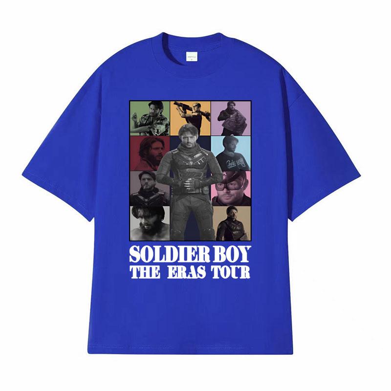 Limited Soldier Boy The Eras Tour T Shirt The Homelander The Boys Season 4 Tshirts for Unisex 90s Vintage Fashion Oversized Tshirt