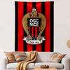 "OGC Nice Logo with Red and Black Stripes" Patterned Tapestry Home Decor, Suitable for Bedroom and Living Room, Gift