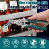Multifunctional Wire Stripper Electrical Pliers Non-Slip Comfortable Wire Stripping Pliers Cutting Foldable