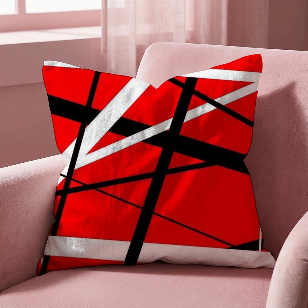 Van H-Halen Cushion Cover Multi-Scene Pillow Cover for Home & Car - Reversible, Soft & Durable for Daily Use