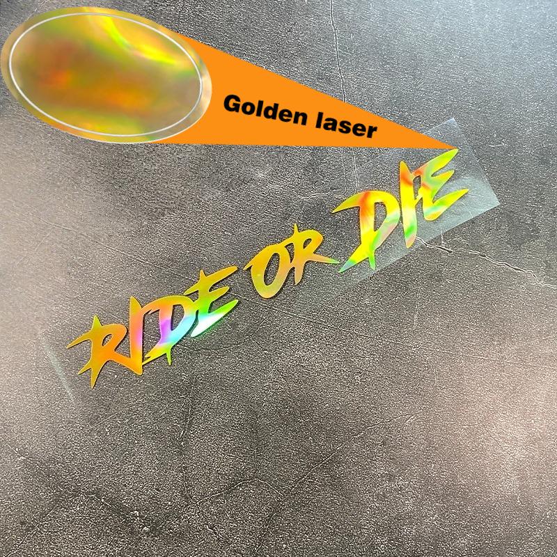 1PC RIDE OR DIE Car Stickers Waterproof  for Auto Window Bumper DIY Motorcycle Helmet Fuel Tank Bicycle Universal Vinly Decals