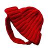 Knit Dog Hat with Ear Flaps Cozy Stretchy Pet Warm Winter Hat Cute Puppy Ear Warmer Headband for Cold Weather