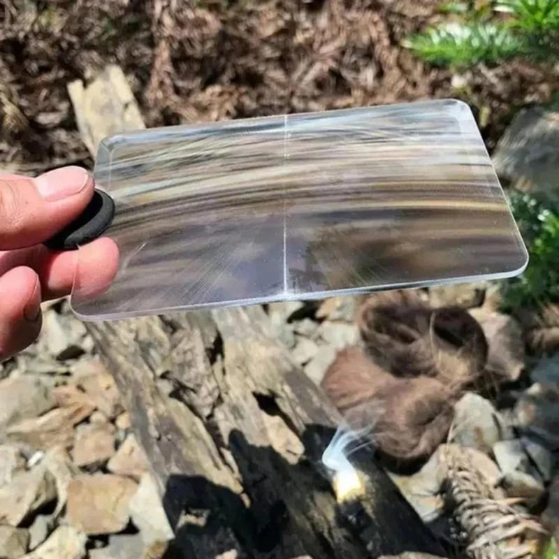 Light weight Outdoor Reading Card Flexible Goosenecks Handheld Magnifiers Card for Outdoor Activity