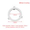 Led Downlight Spotlight Brackets Light Stand Adapters Lamp Shade Rings Hole Enlarge White Outer Frames Cut Out Remedial Circles
