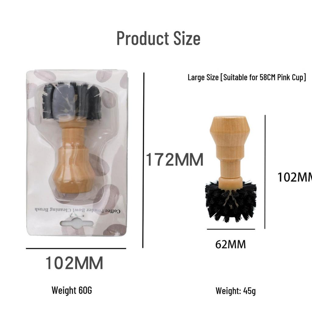 Espresso Machine Coffee Powder Cleaning Brush Set