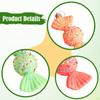 5 Pieces Christmas Tree Ornaments Decorative Xmas Baubles with Hanging Loop Charm Pendants for