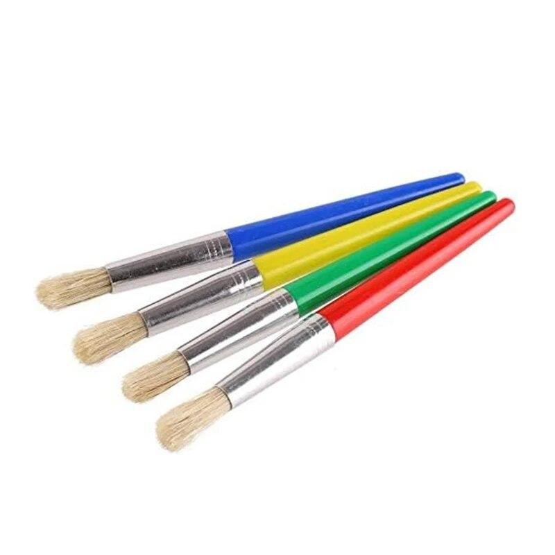 Paint Brushes Set Paint Brushes Round and Flat Paint Brushes for Acrylic Paint Washable Paint DIY Graffiti Paintbrush