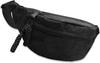EDu Small Waist Pouch with Adjustable Shoulder Bag Women's Strap, (Black)