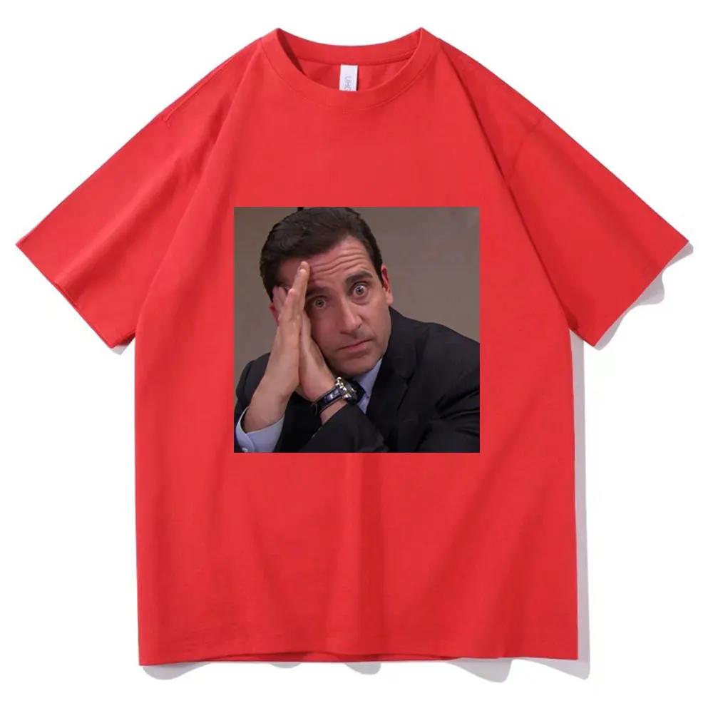 Rolig Michael Scott Tryck T-shirt Tryck Dam Harajuku Kortärmad Casual Damkläder Gata Toppar T-shirts Kläder Toppar