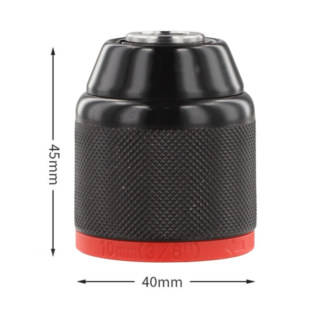 Self Locking Ratchet Keyless Drill Chuck for Electric Drills 038 24UNF Thread