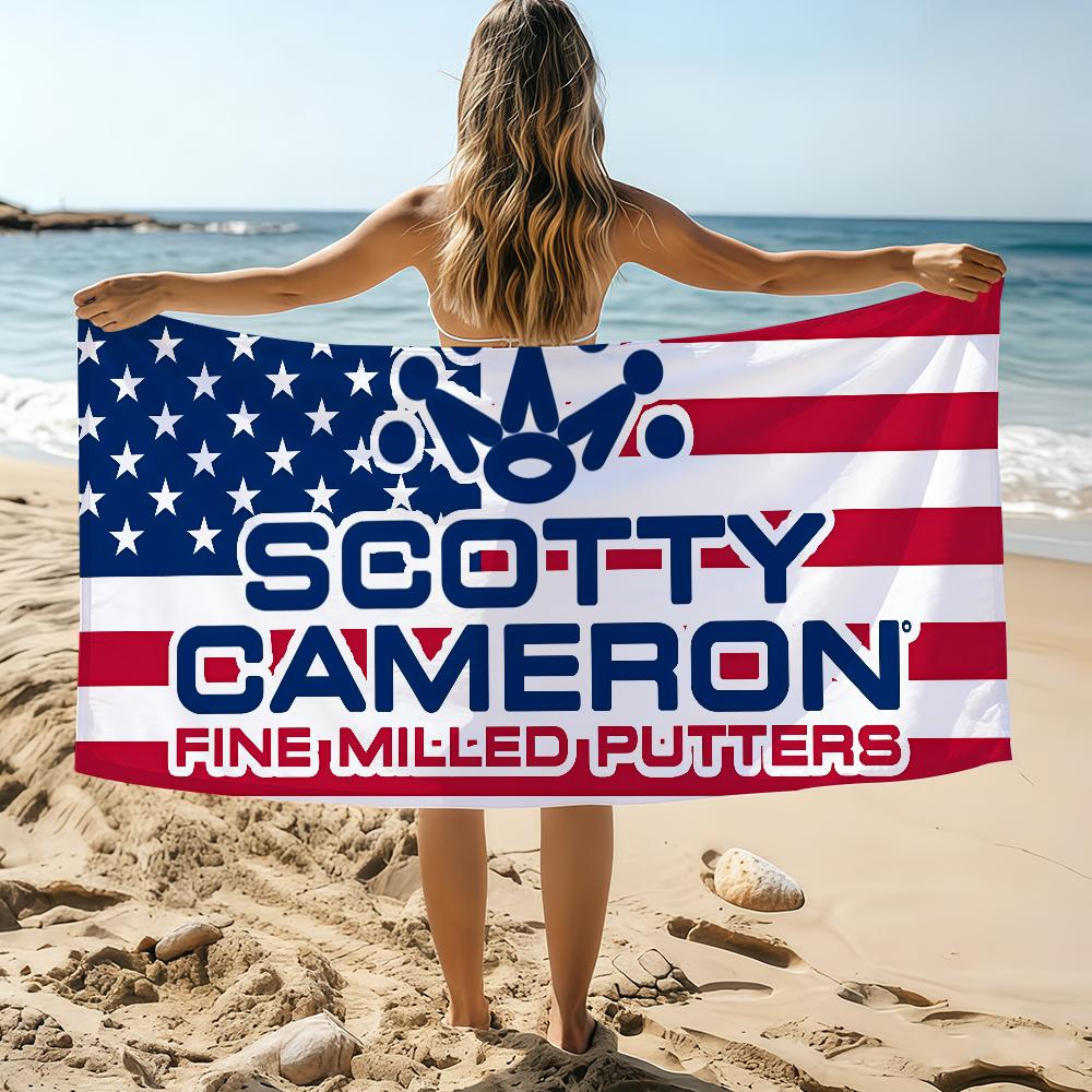Fashion Print S-Scotty C-Cameron Towel Beach Towel Oversized Quick Dry Towel Absorbent Soft Swim Beachtowels For Men Women