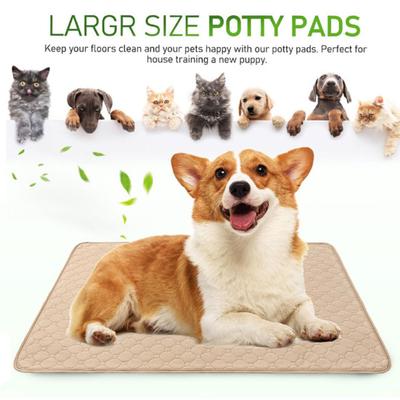 Tapis de propreté lavable pour animaux de compagnie, antidérapant, réutilisable, absorbant l'urine, tapis d'apprentissage de la propreté pour chiots, housse de siège auto imperméable pour chien
