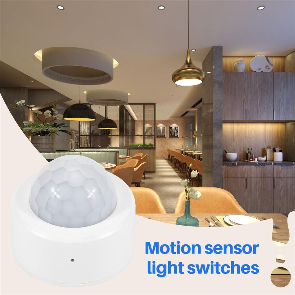 Movement Body Sensor Zigbee 3.0 Tuya Mini Smart Human Motion PIR Transducer Smart Life Home Wireless Connection Light(C)