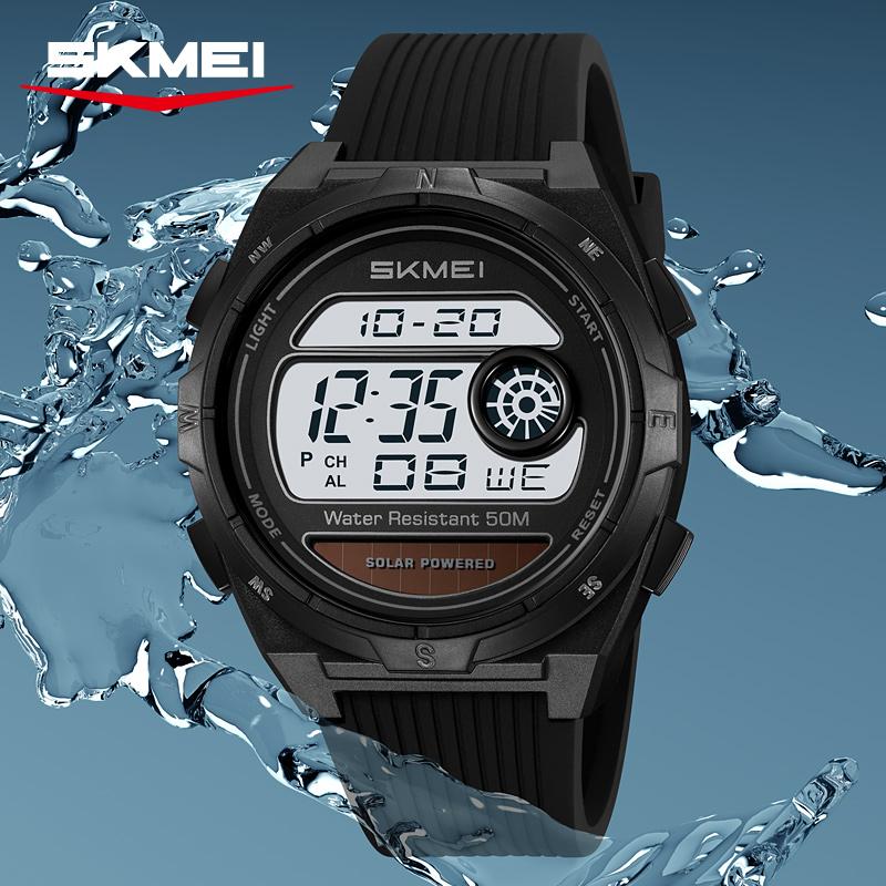 SKMEI 2436 Luxury Waterproof Electronic Watch for Men Stopwatch Sports Digital Wristwatches Mens Alarm Clock Reloj Hombre 1628