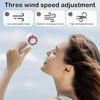 Handheld Small Fan, Bladeless Cold Air, Portable and Portable Mini USB Charging, Silent Electric Fan