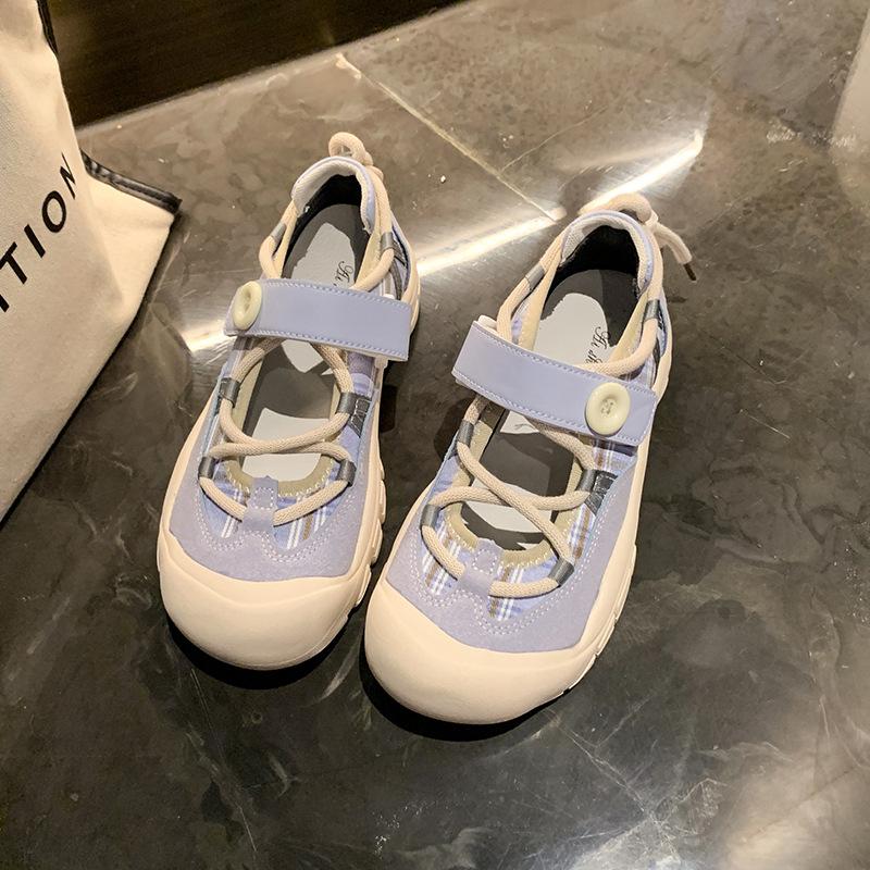 

Queen Fan French Small Fragrant Style with Skirt Platform Single Shoes Women s 2025 New Summer Mary Jane Shoes 40 синий