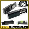1-5pcs Magnetic Creative Black Safe Box for Key Hidden Storage Secret Outdoor Stash For Home Office Car Truck Caravan Secret Box