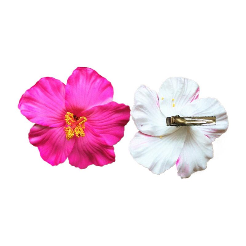 Hawaiian Colorful Flower Hair Clip For Women Girls Romantic Bohemian Flower Side Bangs Clip Bb Hair Clips Hair Accessories