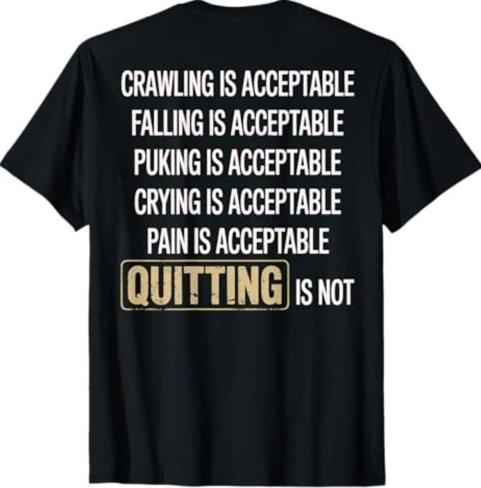 Fitness Gym Keep Moving Forward T-Shirt Unisex T-Shirt S