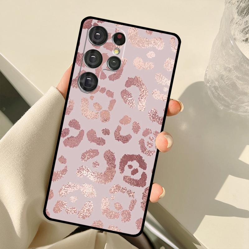 Love Rose Gold Style Case For Samsung Galaxy S23 Ultra S21 S22 S24 S25 Ultra S9 S10 Plus S25 FE S20 FE Back Cover
