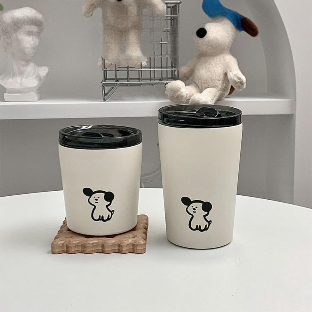 Rustless Steel Thermal Mug Vacuum Insulated Heat‑preserving Bottle Drinking Tumbler Home Daily S