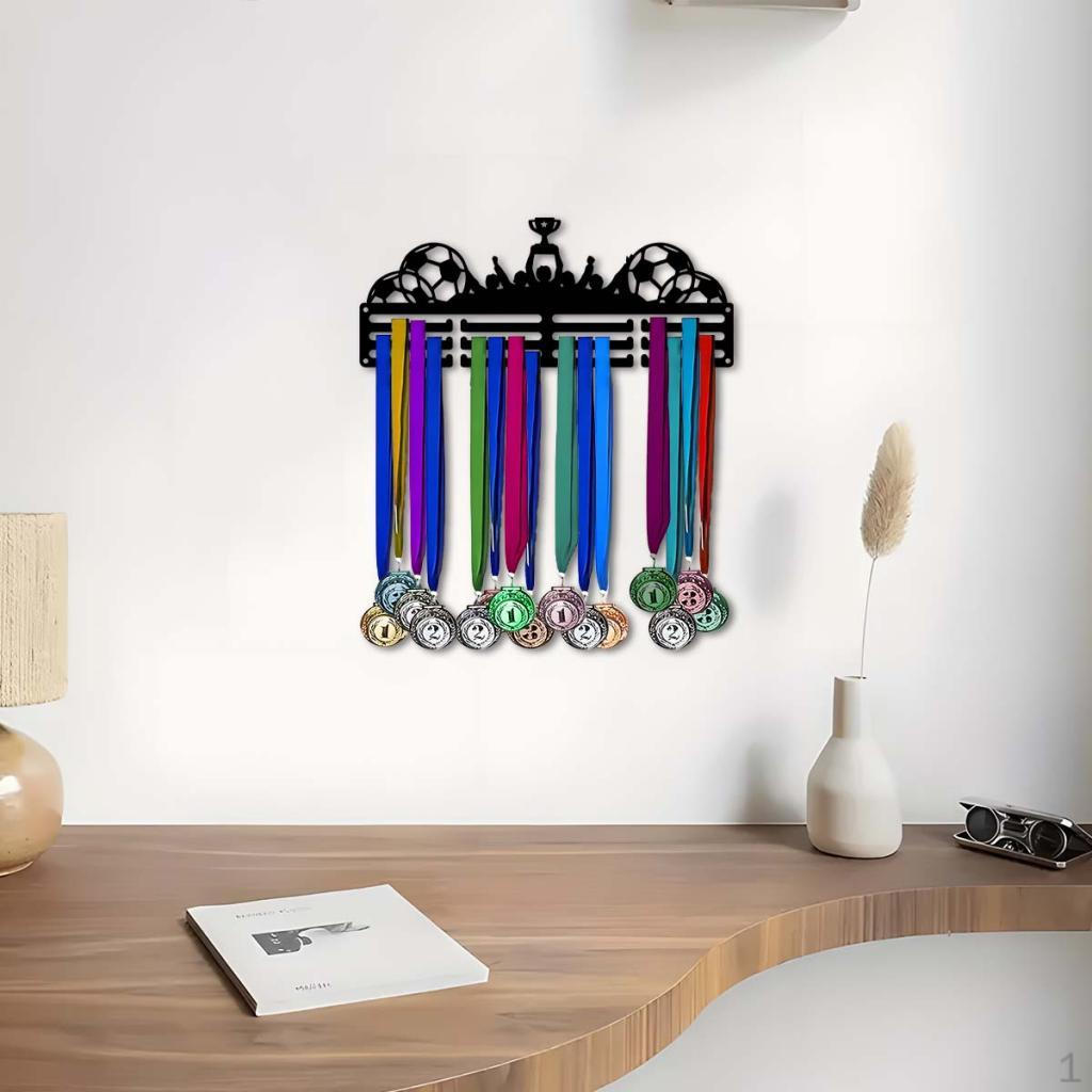 Medal Hanger Display Rack Medals Wall Organizer Mounted Frame for Athletic
