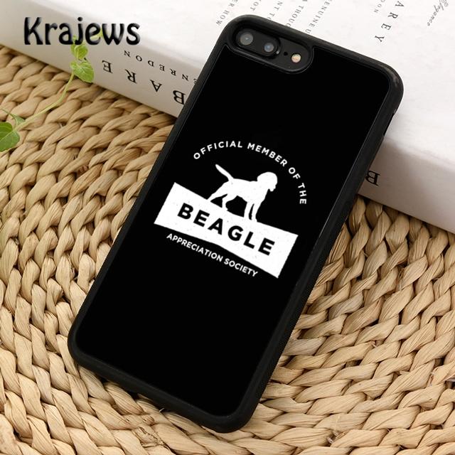 Krajews Beagle Puppy Dog Phone Case Cover For iPhone 17 Air 16 15 14 Plus 12 13 Pro Max Coque Shell Fundas