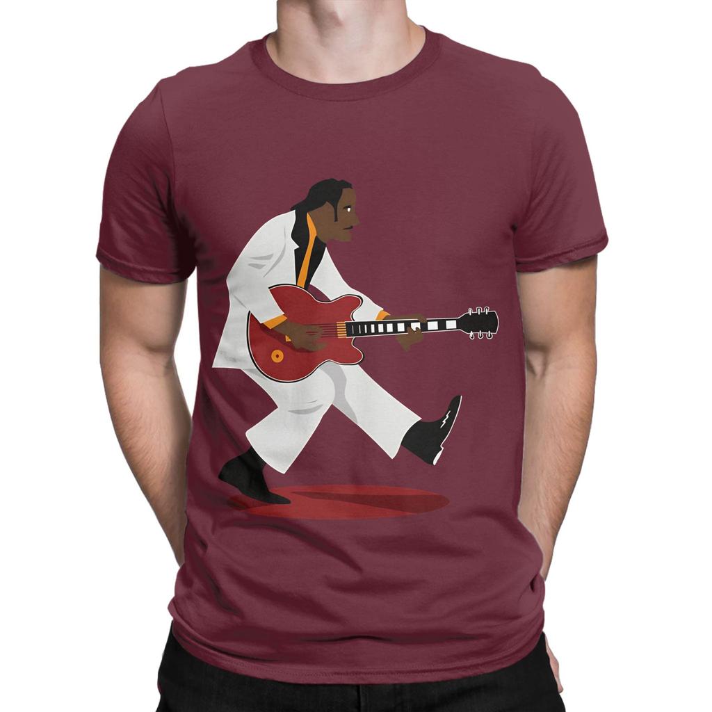 Chuck Berry Entenlauf Lustiges 100% Baumwolle T-Shirt Chuck Berry Oberteile T-Shirts Für Unisex