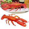 1 Pcs Lifelike Lobster Model Decor Artificial Creative Realistic Lobster Shape Decor Plastic Garden Decoration