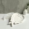Wings Love Tray Silicone Mold DIY Tree Stump Dish Concrete Cement Plaster Resin Mold Storage Tray Plate Mould Home Decor