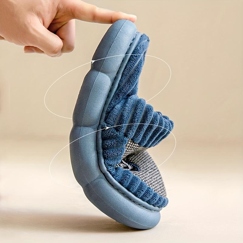 Pantofole da Casa per Uomo Taglia Grande Calde Corto Peluche Memory Foam Morbide Traspiranti Comfort Scarpe da Interno Accoglienti Invernali Pantofole da Camera da Letto Uomo