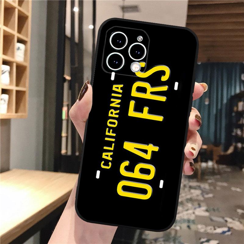 Phone Case For iPhone 17 Pro Max Air 16 15 14 13 Pro Max 15 16 Pro 15Plus SE Retro License Plate  Mobile Phone Case Funda