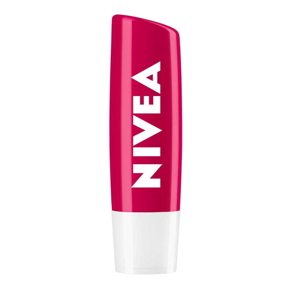 

Nivea Lip Care Cream and Gloss Cherry 24 Hour Увлажнение, уход за губами, аромат вишни, легкий блеск