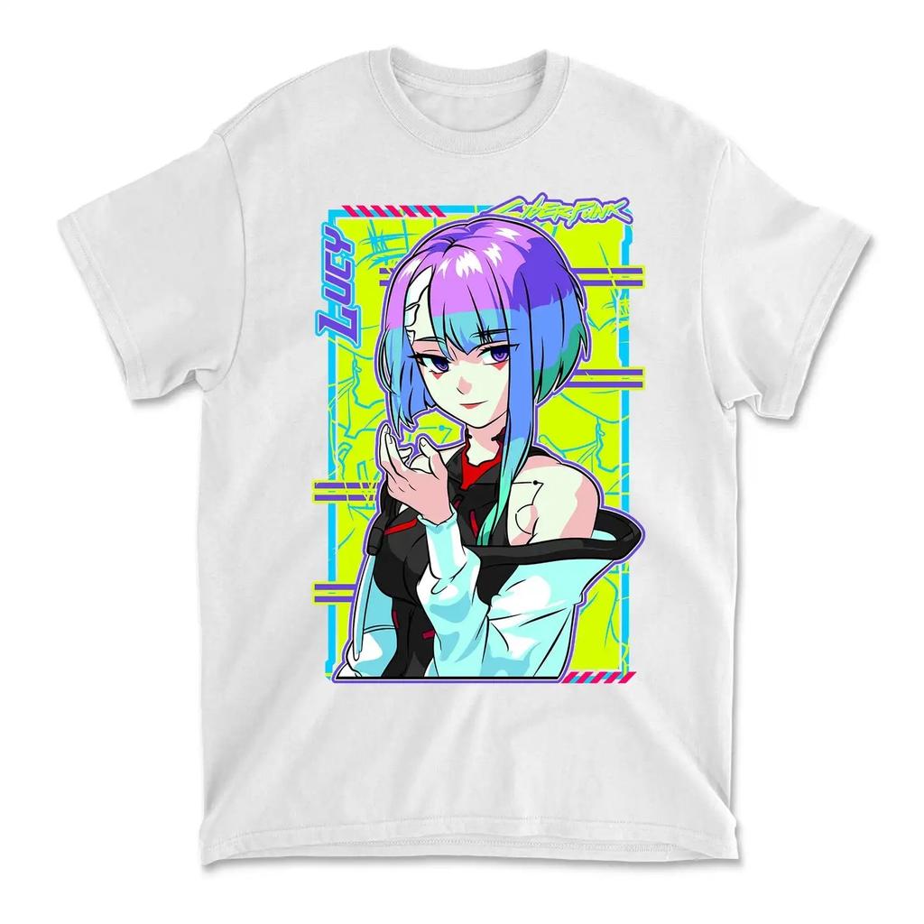 Cyberpunk Technologie Trendiges T-Shirt für Männer Modisches Reines Baumwolle Hohe Qualität Street T-Shirt Geschenk für Anime-Fans und Fans