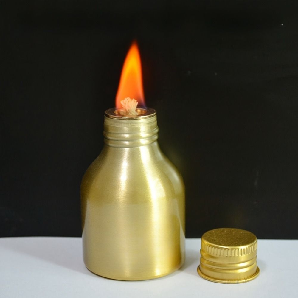 Aluminum Zinc Zinc Alloy Burner Stove 50ml Capacity Heating Burner Liquid Burner Lamp Outdoor Survival