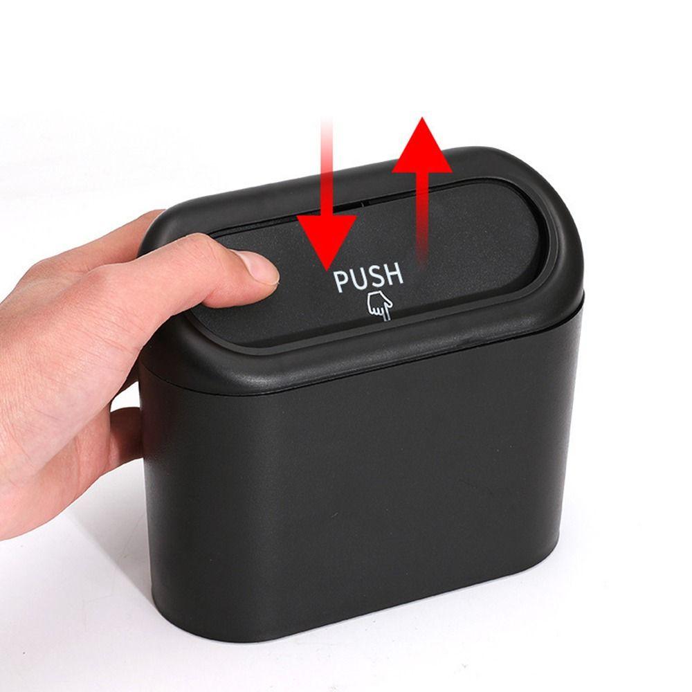 Waterproof Vehicle Dust Case Hanging Car Wastebasket Multi-Purpose Car Trash Bin  Office