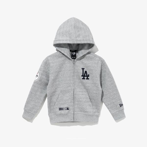 

New Era Hooded Zip Up Mlb La Dodgers Heather Gray Heather gray/110 (45 years old)