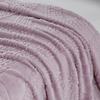 Double Sided Luxury Jacquard Fleece Blanket Extra Thick Warm Office Nap Blanket Solid Color Blanket for Home Travel