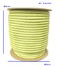Ultralight Kongouuchi BCF Polypropylene Rope, 7mm (50m, Lime Yellow)