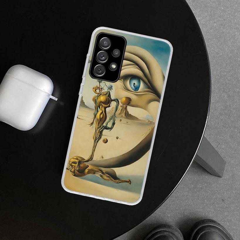 Salvador Dali Art Phone Case Cover for Samsung Galaxy A12 A22 A32 A52 A72 A02S A51 A50S A31 A20S A10S Note 20 Ultra 10 Plus Gala